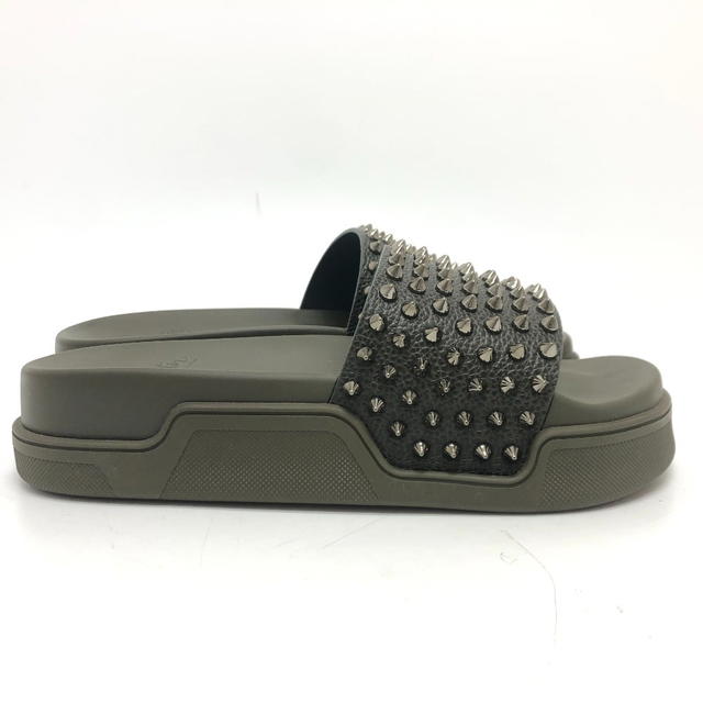 Christian Louboutin Christian Louboutin 1211099 Full Fun Slippers Spikes Shoes Sandals Unused - view 4