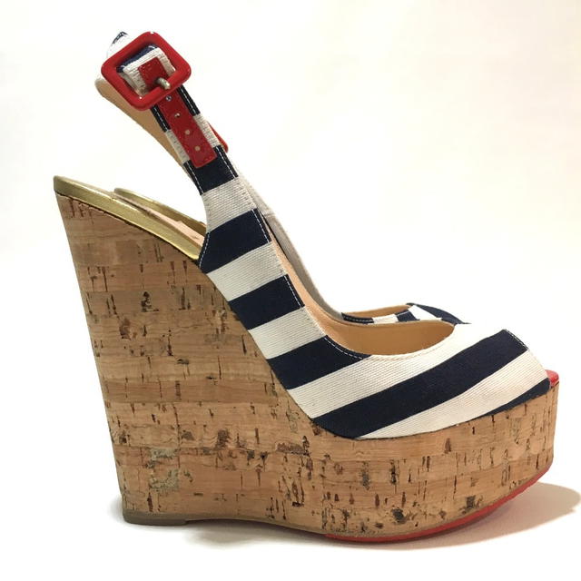 Christian Louboutin CHRISTIAN LOUBOUTIN 140 UNE PLUME SLING Strap Sandals Heel 1140088 - view 3
