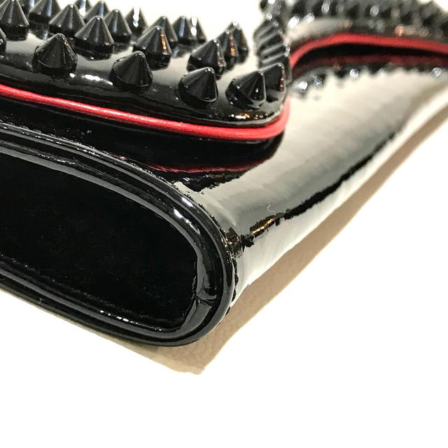 Christian Louboutin Christian Louboutin 3120524 Spike studs Pigalle Party bag Clutch bag Black - view 5