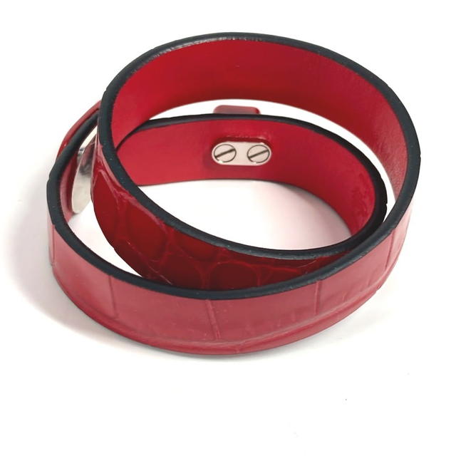 Christian Louboutin Christian Louboutin 3205169 CL logo Double Bangle Accessories Bracelet Unused - view 5