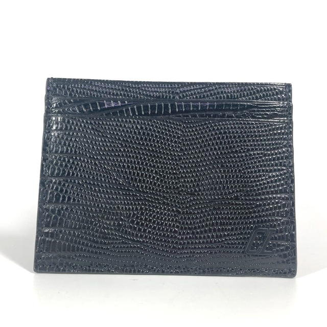 Christian Louboutin Christian Louboutin 3225316 M KIOS logo Pass Case Card Case Leather Black Unused - view 2