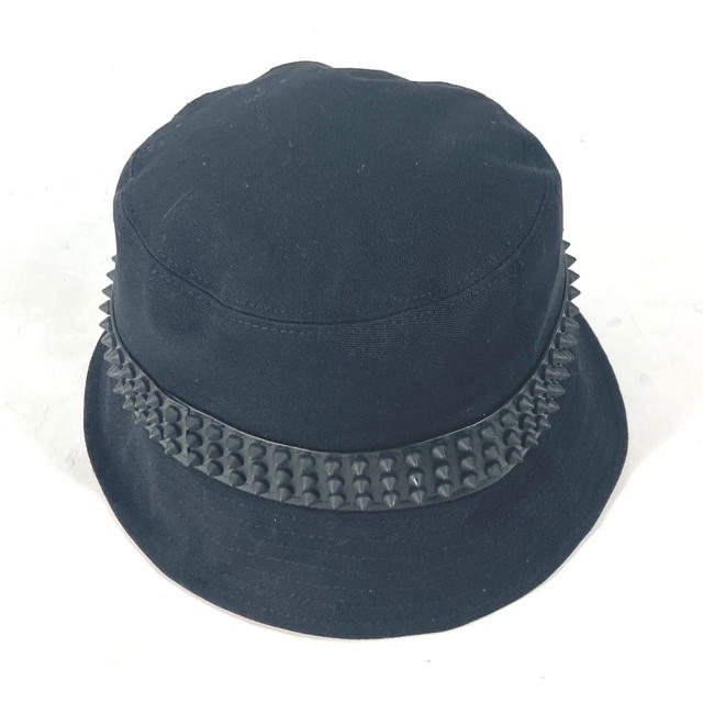 Christian Louboutin Christian Louboutin 3235326 Studs BOBINO bucket hat bob hat cotton Black Unused - view 5