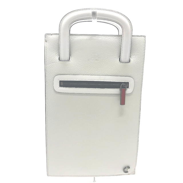 Christian Louboutin Christian Louboutin emblem trick truck 2WAY Clutch bag Tote Bag White/Red - view 2