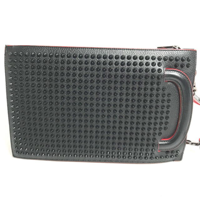 Christian Louboutin Christian Louboutin Flat 3WAY Clutch Hand Bag Crossbody Pochette Shoulder Bag - view 3