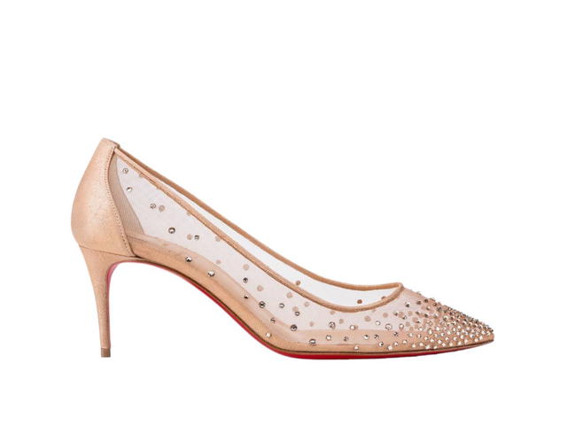 Christian Louboutin Christian Louboutin Follies Strass 70 MM Version Light Silk - view 1