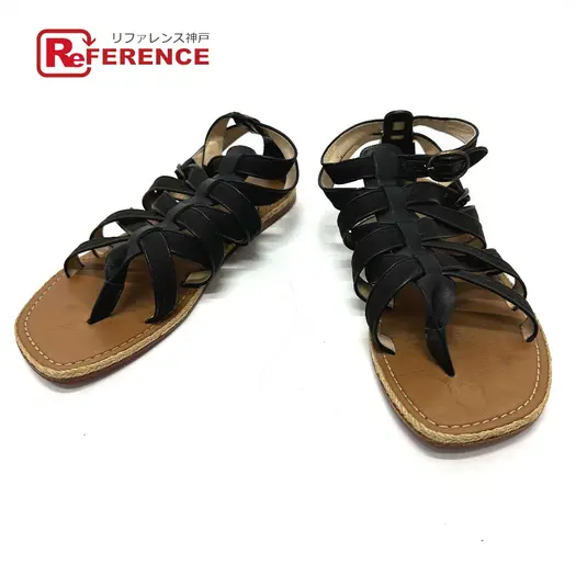 Buy Christian Louboutin Gladiator  Sandals Wood Brown/Black at Sasom – Authentic and Ready to Ship