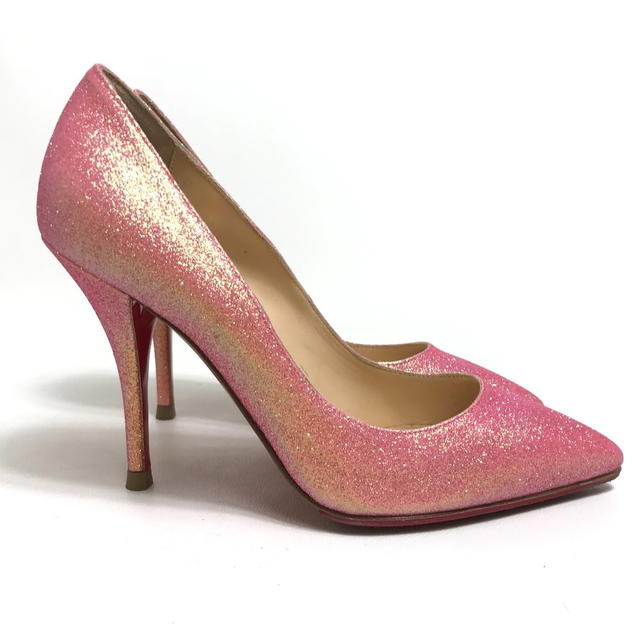 Christian Louboutin CHRISTIAN LOUBOUTIN Heels Grister Batignoles 100 Glitter Mini pumps Pink Glitter - view 3