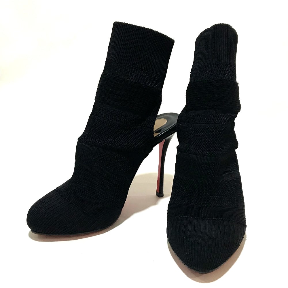 Christian Louboutin CHRISTIAN LOUBOUTIN High heels Socks Boots Black