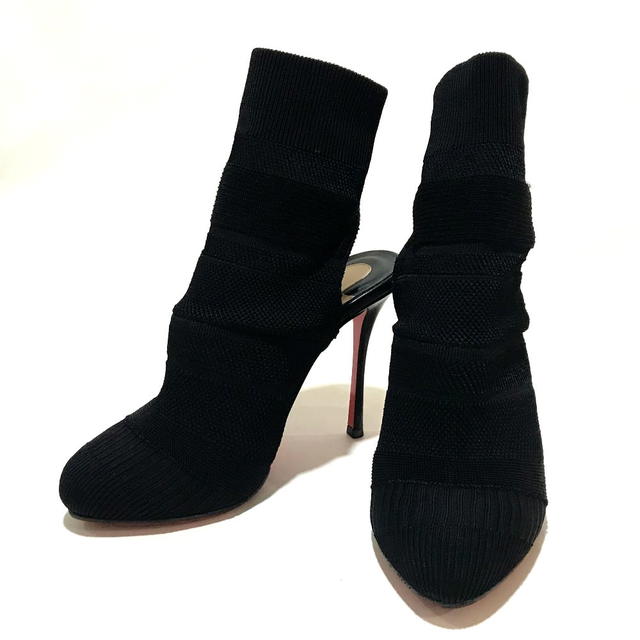 Christian Louboutin CHRISTIAN LOUBOUTIN High heels Socks Boots Black - view 1