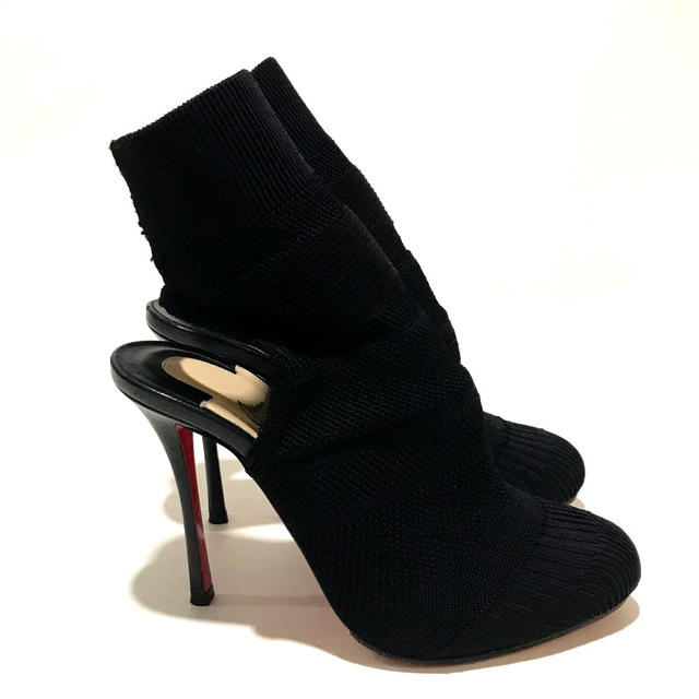 Christian Louboutin CHRISTIAN LOUBOUTIN High heels Socks Boots Black - view 3