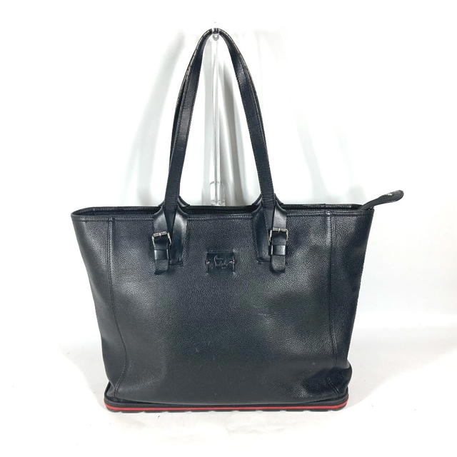 Christian Louboutin Christian Louboutin Kabyker Small Logo Badge Shoulder Bag Tote Bag Leather Black - view 2