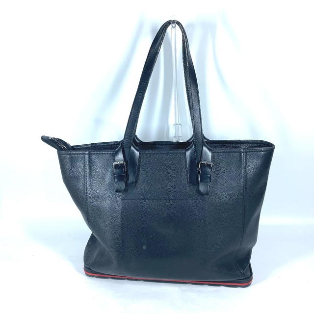 Christian Louboutin Christian Louboutin Kabyker Small Logo Badge Shoulder Bag Tote Bag Leather Black - view 3