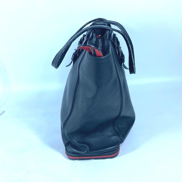 Christian Louboutin Christian Louboutin Kabyker Small Logo Badge Shoulder Bag Tote Bag Leather Black - view 5