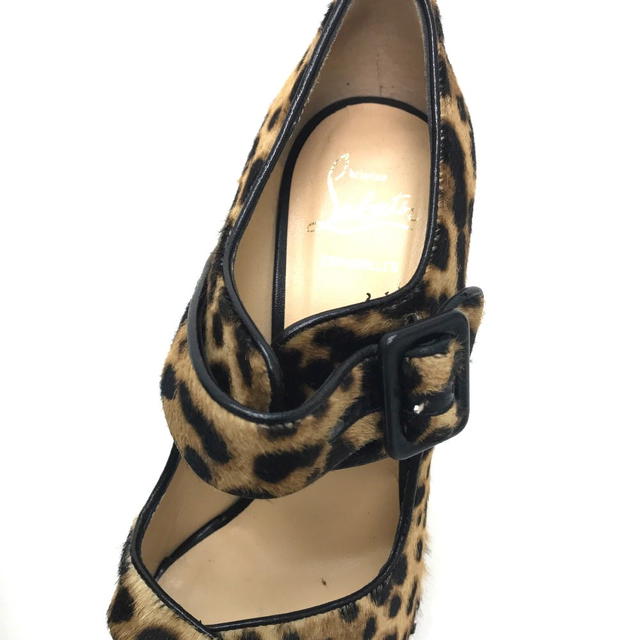 Christian Louboutin CHRISTIAN LOUBOUTIN Leopard Wedge sole Heels Brown Pony-Hair - view 5