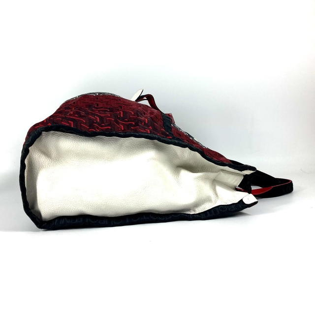 Christian Louboutin Christian Louboutin logo 2WAY Hand Bag Tote Bag Shoulder Bag Red/Black x White - view 4