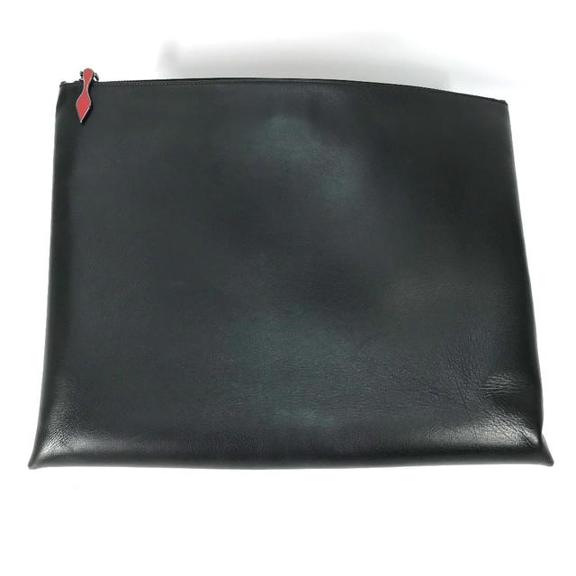 Christian Louboutin Christian Louboutin logo bag Clutch bag Leather Black/Red - view 3