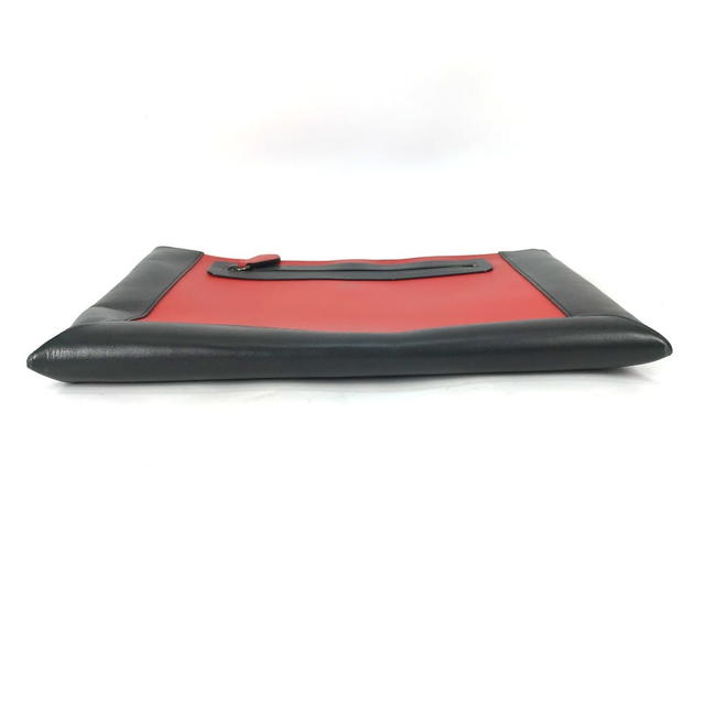 Christian Louboutin Christian Louboutin logo bag Clutch bag Leather Black/Red - view 4