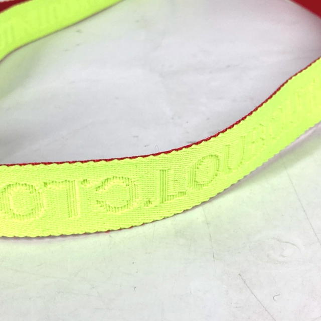 Christian Louboutin Christian Louboutin logo Buckle Accessories belt Canvas yellow Unused - view 4