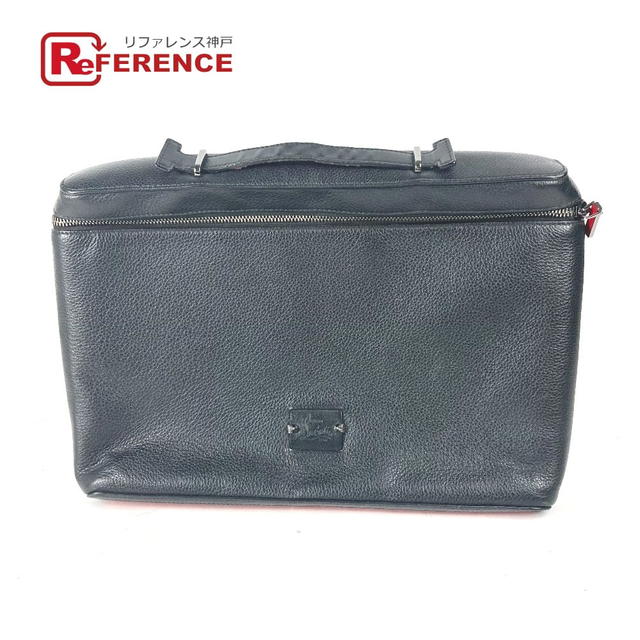 Christian Louboutin Christian Louboutin Logo Kibi Vanity bag Hand Bag Leather Black - view 1