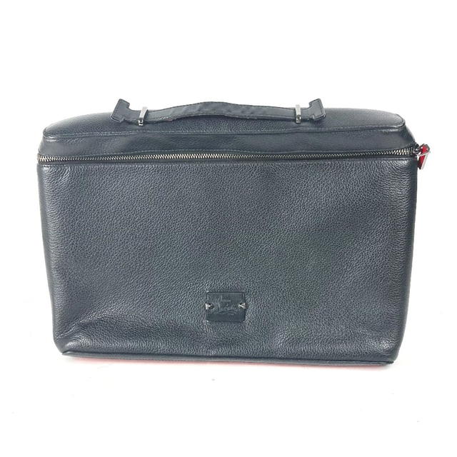 Christian Louboutin Christian Louboutin Logo Kibi Vanity bag Hand Bag Leather Black - view 2