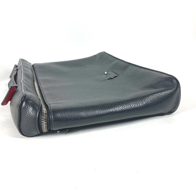 Christian Louboutin Christian Louboutin Logo Kibi Vanity bag Hand Bag Leather Black - view 5