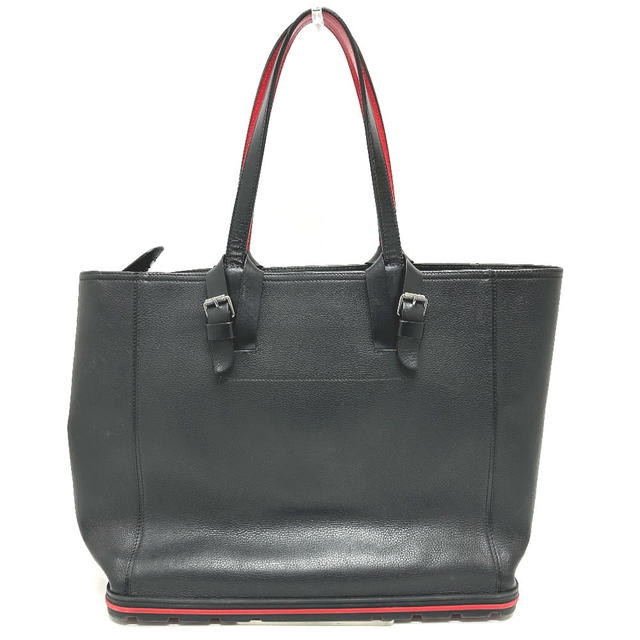 Christian Louboutin Christian Louboutin logo Shoulder bag Tote Bag Leather Black/Red/SilverHardware - view 3