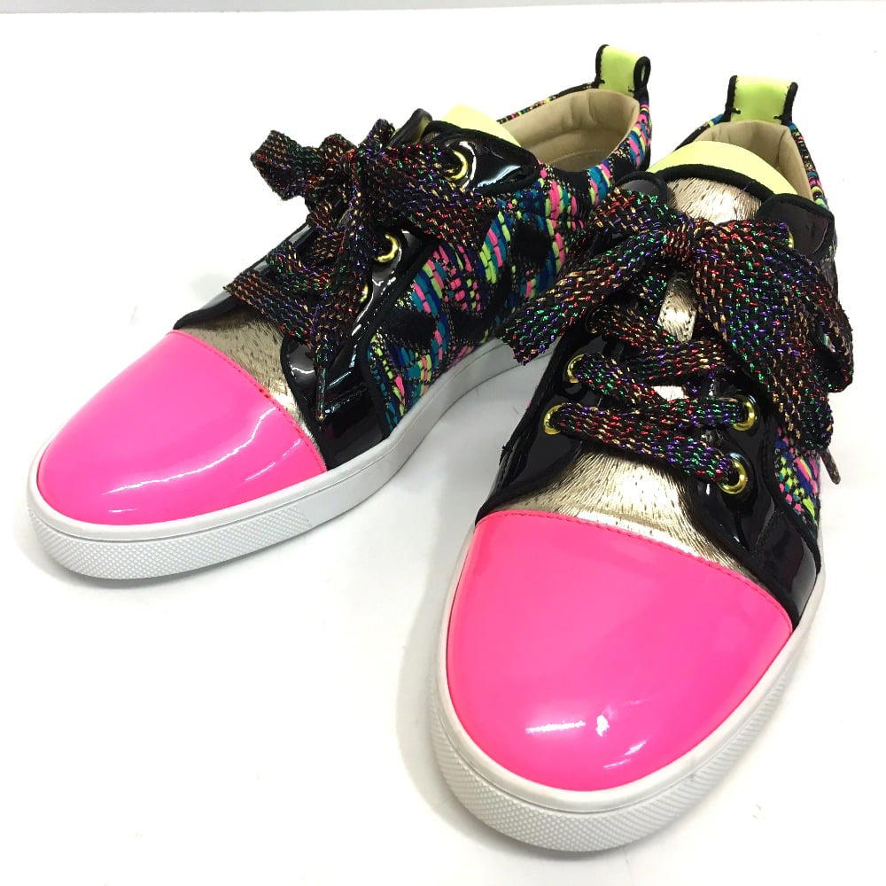 Christian Louboutin CHRISTIAN LOUBOUTIN Low Cut GONDOLIERE FLAT Sneakers Multicolore 37