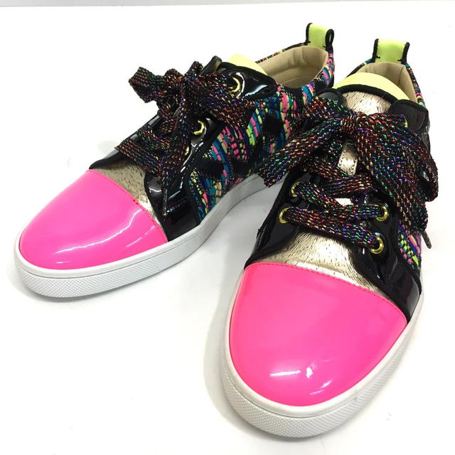 Christian Louboutin CHRISTIAN LOUBOUTIN Low Cut GONDOLIERE FLAT Sneakers Multicolore 37 - view 1