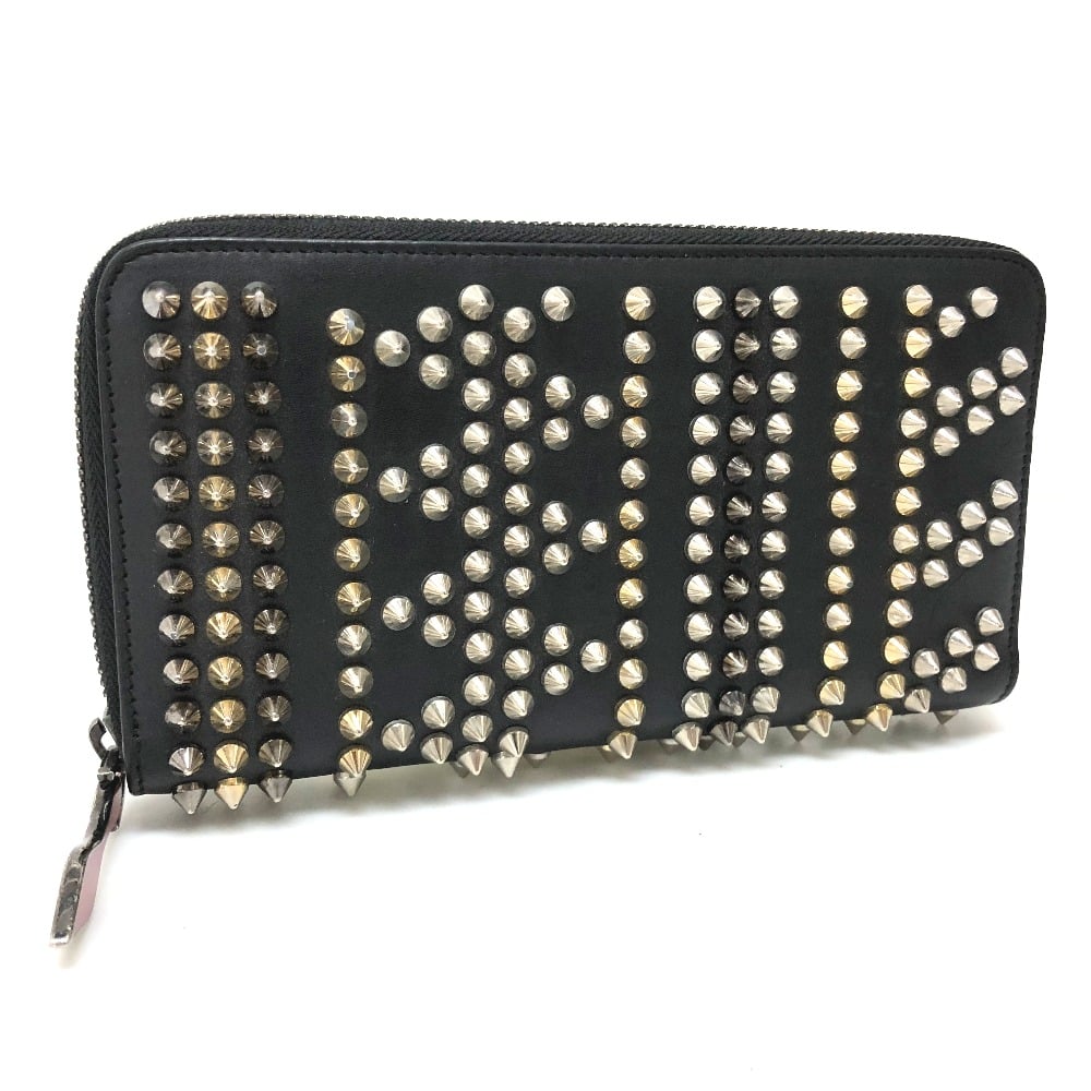 Christian Louboutin CHRISTIAN LOUBOUTIN Panetone spike stud Zip Around Long Wallet 3145073