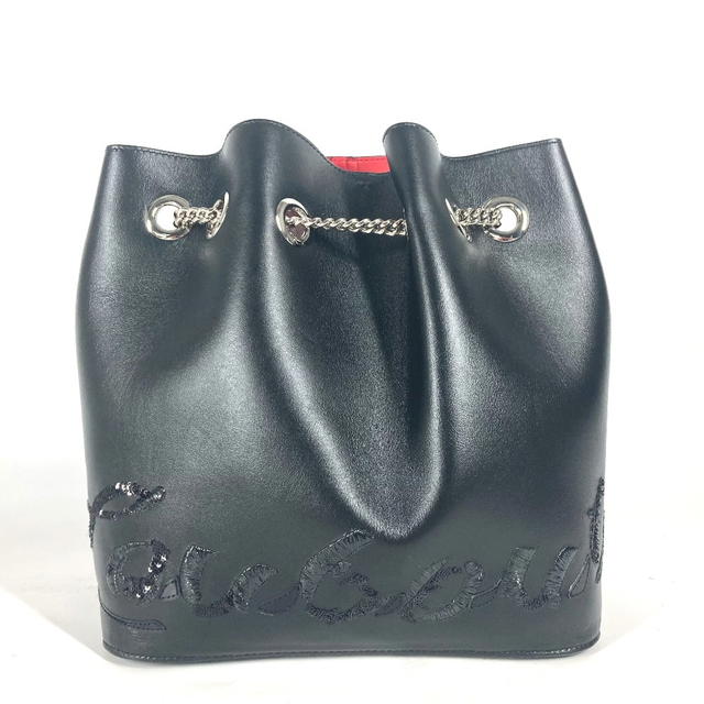 Christian Louboutin Christian Louboutin Sequin logo MARIE JANE Backpack Bag Chain Backpack - view 2