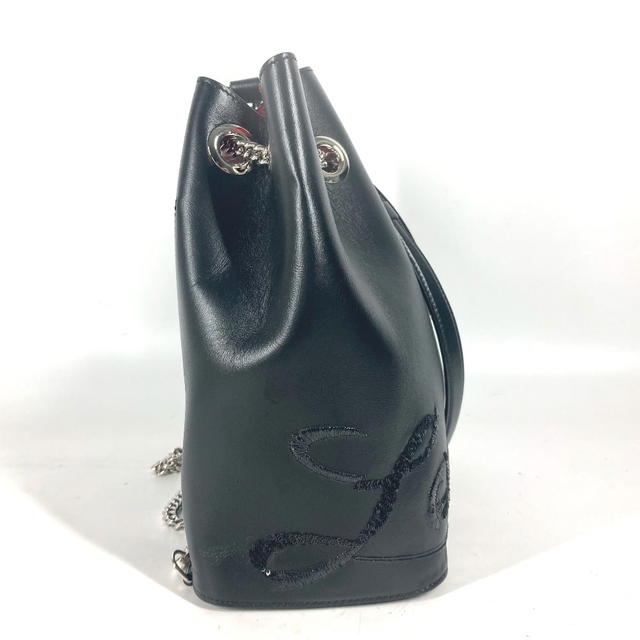 Christian Louboutin Christian Louboutin Sequin logo MARIE JANE Backpack Bag Chain Backpack - view 4
