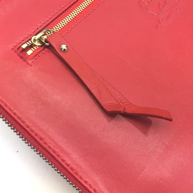 Christian Louboutin CHRISTIAN LOUBOUTIN Spike Studs Clutch Bag iPad Case Red - view 5