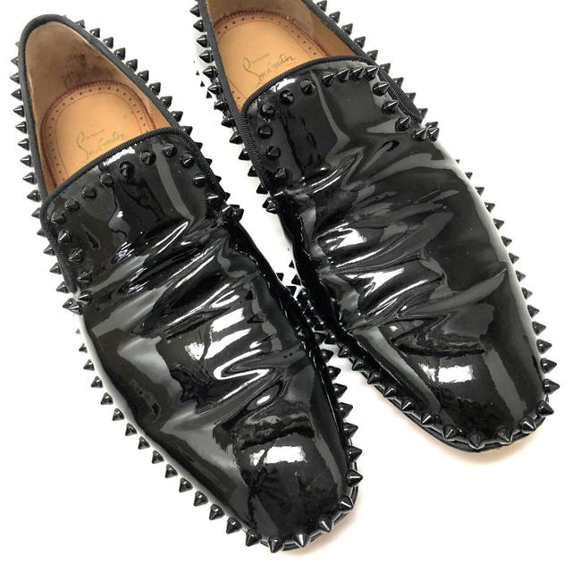 Christian Louboutin CHRISTIAN LOUBOUTIN Studs Shoes Black Patent Leather - view 2