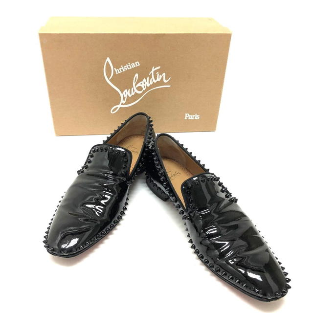 Christian Louboutin CHRISTIAN LOUBOUTIN Studs Shoes Black Patent Leather - view 3