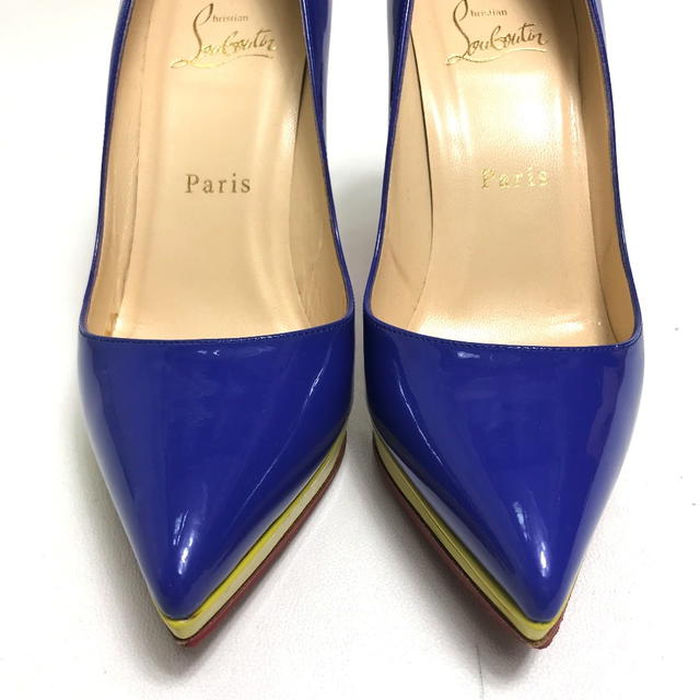 Christian Louboutin CHRISTIAN LOUBOUTIN Tricolol Enamel Heels Patent Leather 1110971 - view 2