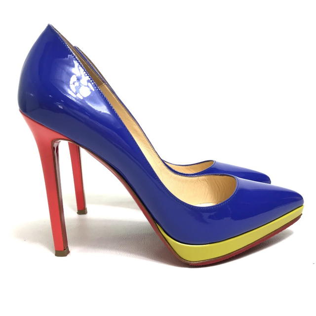 Christian Louboutin CHRISTIAN LOUBOUTIN Tricolol Enamel Heels Patent Leather 1110971 - view 3