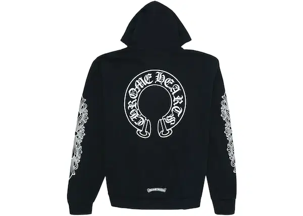 Buy Chrome Hearts Horse Shoe Floral Hoodie Black at Sasom – Authentic and Ready to Ship