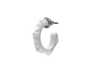 Buy Chrome Hearts Cross Band Hoop Silicone Earring White (Single Ear) at Sasom – Authentic and Ready to Ship