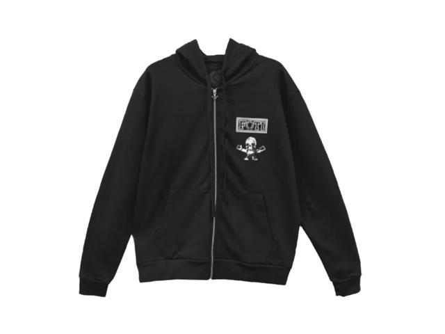 Chrome Hearts Chrome Hearts Foti Teeter Harris Logo Zip Up Hoodie Black - view 1