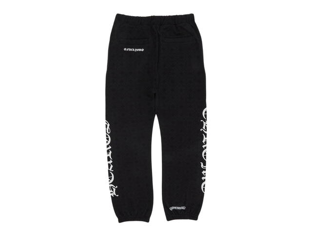 Chrome Hearts Chrome Hearts All Over Monogram Horseshoe Logo Sweatpants Black - view 2