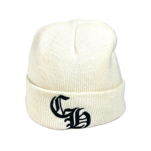 Chrome Hearts CHROME HEARTS Bicolor CH logo beanie hat knit hat knit cap Knit hat - view 4