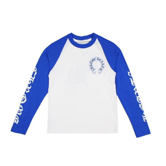 Chrome Hearts Chrome Hearts CH Baseball Shirt White/Blue - view 2