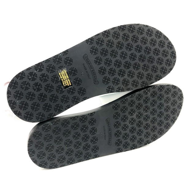 Chrome Hearts CHROME HEARTS Cross patch Flat sandals Sandals Leather White Unused - view 4