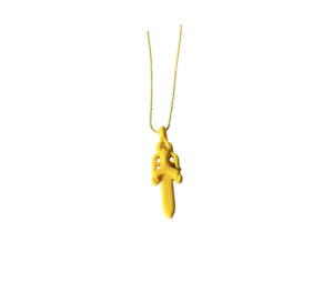 Buy Chrome Hearts Dagger Pendant Silicone Necklace Yellow at Sasom – Authentic and Ready to Ship