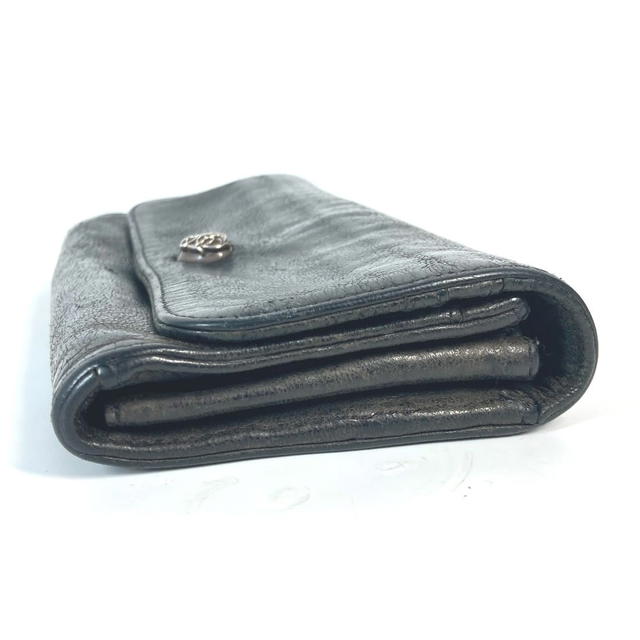Chrome Hearts CHROME HEARTS heart Judy Long Wallet Flap Long Wallet Leather Black - view 4