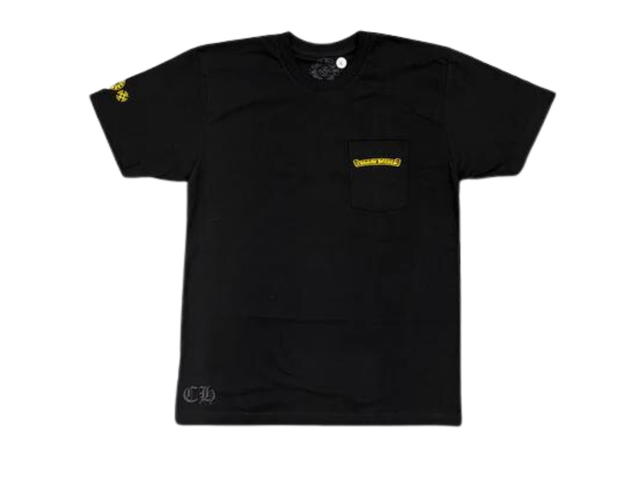 Chrome Hearts Chrome Hearts Hollywood Yellow Plus Cross Tee Black - view 1