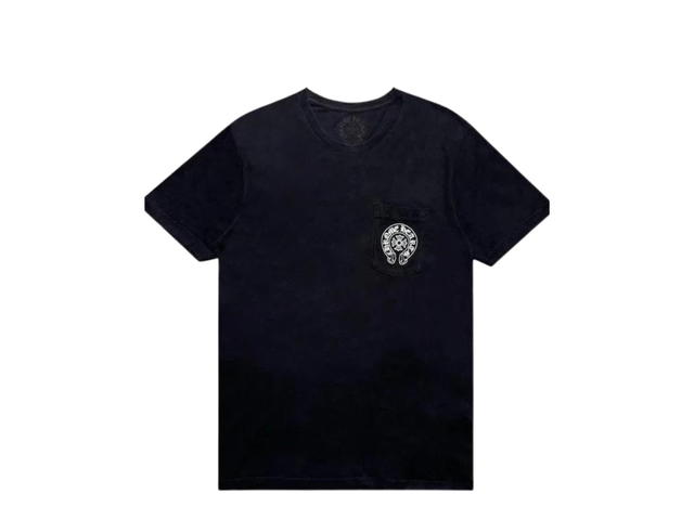 Chrome Hearts Chrome Hearts Hong Kong Horseshoe Pocket Tee Black - view 2