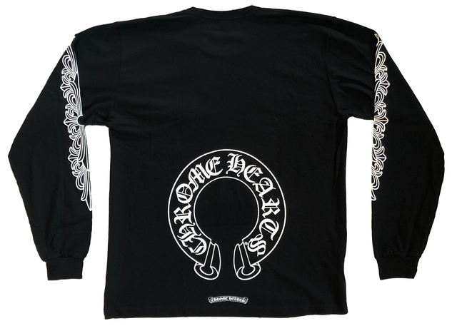 Chrome Hearts Chrome Hearts Horse Shoe L/S T-shirt Black - view 2