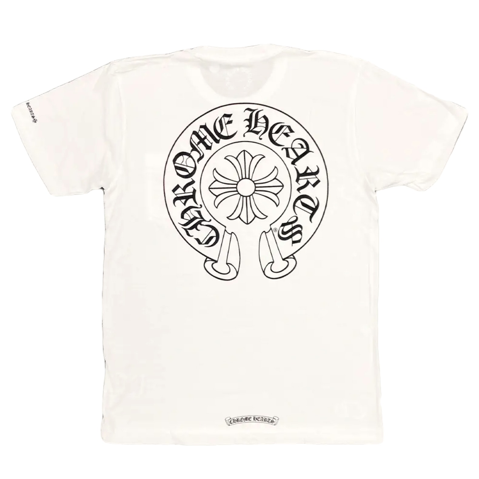Chrome Hearts Chrome Hearts Horse Shoe Logo Pocket T-Shirt White