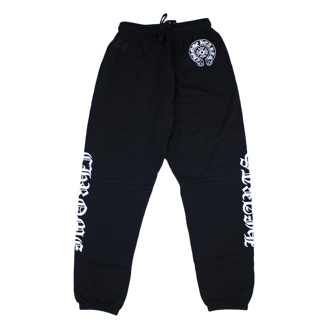 Chrome Hearts Chrome Hearts Horse Shoe Logo Sweatpants Black
